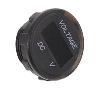 HORIALENCE Voltmètre Numérique Rouge Rond Ip67 Affichage LED Clair et Installation Facile pour Rv, Yacht et Usage Extérieur 5-30v Panneau PC Solide