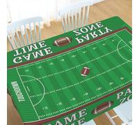 Horienteeon Nappe rectangulaire sur le thème du football américain, imperméable et lavable, pour fête d'anniversaire, décoration de fête de football, 152 x 228 cm