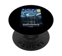 Horizon de Neubrandenburg Brandebourg PopSockets PopGrip Adhésif