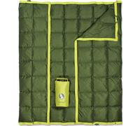 Horizon Hound Couverture de Camping en Duvet - Couverture de Voyage Verte | Duvet isolé Durable | Couette légère et Chaude pour Camping, Stade, randonnée et Festival | Résistante à l'eau, Pliable et