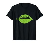 Horizon Industriel dans Une Feuille T-Shirt