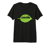 Horizon Industriel dans Une Feuille T-Shirt Haut de Gamme