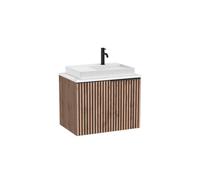 Horizon unik meuble 1t 700 + plan blanc + vasque view 600x420 mm blanc mat - ROCA A851948554