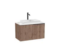 Horizon unik meuble 1t 900 + plan blanc + vasque dash blanc mat - ROCA A851955554