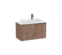 Horizon unik meuble 1t 900 + plan blanc + vasque view 600x420 mm blanc mat - ROCA A851949554