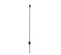 horizont 25 Piquets Acier Rouge avec isolateur annulaire 105 cm