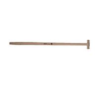 Horizont 38129007006 Manche de pelle courbé en T 1100 mm x 41 mm
