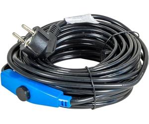 horizont Câble chauffant antigel avec thermostat de 8 m, idéal pour conduite d'eau ou comme chauffage des plantes, chauffage de gouttière étanche, chauffage de gouttière autorégulateur, chauffage