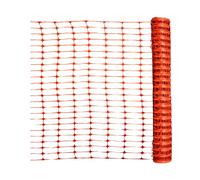 horizont Clôture de clôture en plastique 50 m de long 1 m de haut orange clôture mobile sans électricité clôture flexible filet mobile pour jardin clôture de sécurité