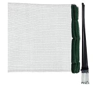 horizont Clôture de délimitation Flex, clôture Mobile spéciale avec 9 piquets séparés en Fibre de Verre, 15 m de Long & 90 cm de Haut