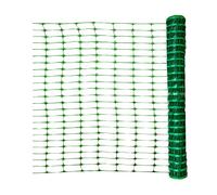 horizont Clôture de délimitation mobile en plastique - 50 m de long et 1 m de haut - Vert - Sans électricité - Flexible - Filet mobile pour le jardin