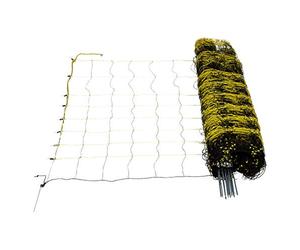 horizont Filet Mouton horinetz, 50 m, 105 cm - Filet électrifiable, 14 piquets Simple Pointe - clôture Mouton chèvres agneaux, clôture électrique, Filet de pâturage, clôture Mobile