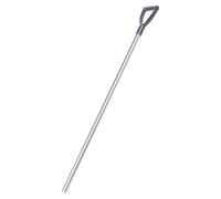 horizont Manche en aluminium pour fourche suédoise en plastique (115 cm) - Gris - Manche robuste pour fourches à chevaux de 26 mm de diamètre - Accessoire pour cheval et écurie