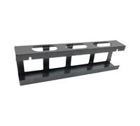 Horizontal Cable Manager - Organizador de alambre para el hogar y el exterior | Organizador de cordón oculto multifuncional | Envernadora de cable de servicio pesado para escritorio