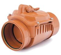 Horizontal plastique PVC eaux usées chèque de vidange clapet anti-retour remous empêché 160mm