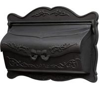 Horizontal, Villa Frotté Mural, Petit, Noir/Bronze, Blue, Black