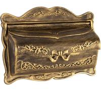 Horizontal, Villa Frotté Mural, Petit, Noir/Bronze, Blue, Bronze
