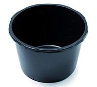 Horka Bac à Eau Stable 45 L Seaux et éléments d'alimentation Noir