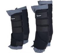 HORKA set de protection transport / écurie gris/noir 4 pièces Gris