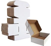HORLIMER Carton Emballage Colis 178x127x51 MM Lot de 25, Petite Boîte Carton d'expédition pour Expédition Postale, Courrier, Bougies ou Cadeau, Blanc