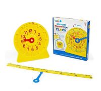 Horloge 24 h de démonstration aimantée avec ligne numérotée de Learning Resources