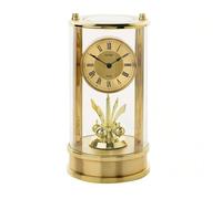 Horloge 400 jours bayard cylindrique dorée Chiffres romains