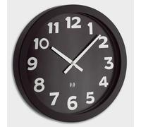 Horloge 40cm à gros chiffres blanc sur fond noir