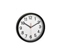 TFA Dostmann Horloge murale analogique 60.3538.01, radio-pilotée 17 cm, à suspendre/poser, noire