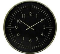 Horloge 75 cm plastique Alfie dorée Atmosphera Noir G