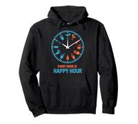 Horloge à Cocktail « Every Hour is Happy Hour » Sweat à Capuche