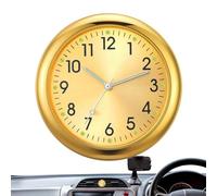 Horloge à coller sur la grille d'aération de voiture, horloge analogique pour tableau de bord de voiture, petite horloge analogique à quartz, horloge de rechange automobile, quartz lumineux analogique