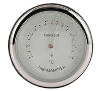 Horloge à coller sur le tableau de bord - Moniteur d'humidité pour aération de voiture - Style rond professionnel et compact - Poids total de cent quatre-vingt- grammes plus cadran lumineux