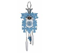Horloge à coucou à quartz 5-feuillages, tête de cerf