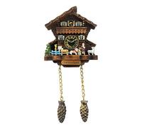 Horloge à coucou créative Suisse Aimant de réfrigérateur 3D Souvenir de voyage Décoration de réfrigérateur Autocollant magnétique Collection artisanale
