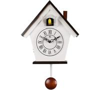 Horloge à Coucou,Horloge à Coucou Moderne De Style Chalet,Horloge Murale à Quartz Pendule Suspendue, G