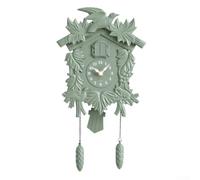 Horloge à coucou qui carillon à chaque heure pour enfants (T52 Vert)
