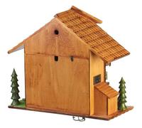 Horloge à coucou - ST. LEONHARD - Design Forêt-Noire - Mécanisme à quartz - 8 mélodies - Capteur de luminosité