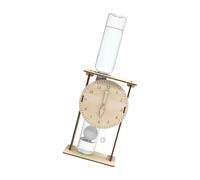 Horloge à eau en bois pour loisirs créatifs - Aide à l'enseignement physique pour l'école, le laboratoire et la famille - Horloge créative en bois goutte à goutte