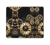 (Horloge À Engrenages en Bronze du Siècle Dernier) Mouse Pad Douce Tapis Souris Base en Caoutchouc Tapis De Souris pour Jeux Ordinateur Maison 25X30Cm