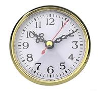 Horloge à pendule ronde minimaliste avec cadre photo, construction en métal, pour embellir le bureau, la chambre ou le salon avec un décor fonctionnel (A)