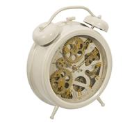 Atmosphera Créateur d'intérieur - Horloge à Poser en Métal "Janis" 33cm Sable Beige