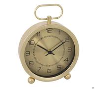 Horloge à poser Irina métal doré H19cm - Atmosphera createur d'interieur
