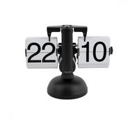 Horloge à poser Small Flip H16,5cm - Present Time - Noir -