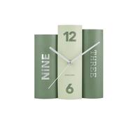 Karlsson Horloge de table Book Vert 20 x 20 x 15 cm