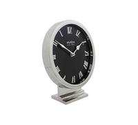 Horloge à Poser Vintage "Era" 24cm Noir & Argent
