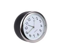 Horloge à Quartz Automobile Compacte en Métal pour Grille D’aération | Affichage Pratique de L’heure Pendant les Déplacements Nocturnes, Format Discret pour Conducteurs, Navetteurs ou Bureau, Noir