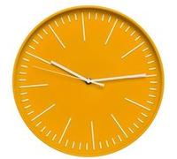 Horloge à quartz silencieuse Atoll - Jaune -