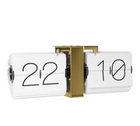 - Horloge moderne bicolore Flip No Case blanc et doré