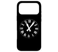 Horloge à tic-tac Vintage avec Couleur Blanche Coque pour iPhone 17 Pro Max