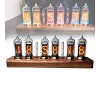 Horloge à Tube Nixie Rétro LED avec Contrôle Bluetooth, Luminosité Réglable et Affichage Numérique - Ornements de Table pour Cadeaux d'amis